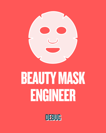 Facial packs Middle-aged engineers