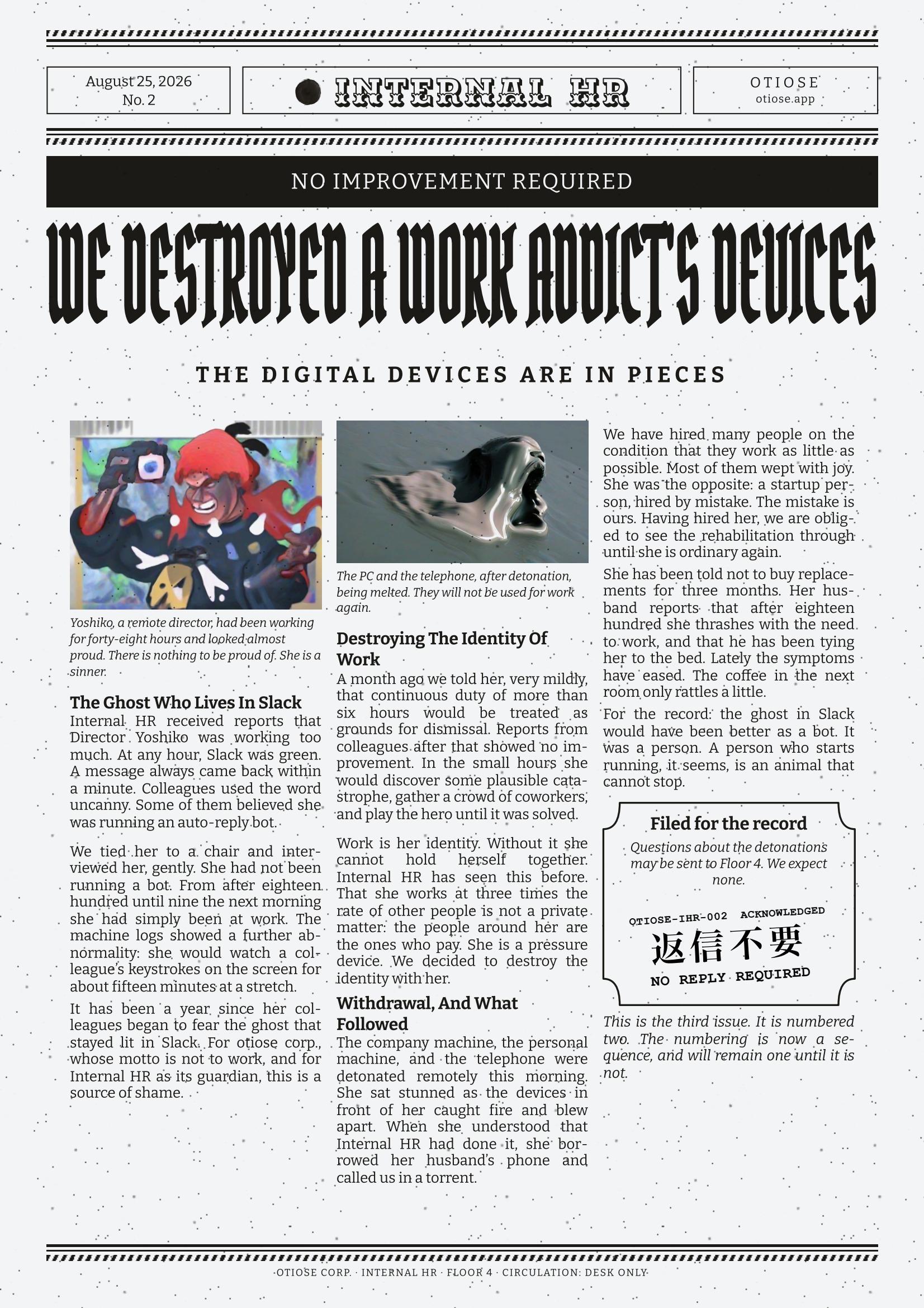 We Destroyed A Work Addict's Devices