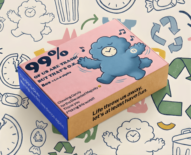 99% of Us Are Trash! But That's OK. Box